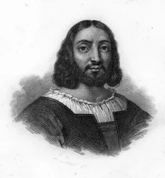 Porträt von Raphael (Raffaello Sanzio) (1483-1520), Kupferstich des 19. Jahrhunderts