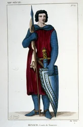 Porträt von Renaud, Graf von Thunder (ca. 990-1038)
