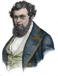 Porträt von Robert Blum (1807-1848), einem deutschen Politiker, Journalisten, Verleger und Dichter
