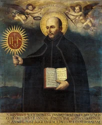 Porträt des heiligen Ignatius von Loyola (1491-1556)