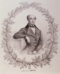 Porträt von Salvatore Taglioni (Gravur)