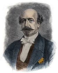 Porträt des französischen Finanziers und Politikers Charles de Morny, genannt Comte de Morny (oder Herzog) (1811-1865), Halbbruder von Napoleon III.