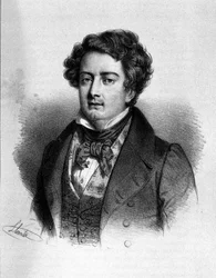 Porträt des französischen Tenors Adolphe Nourrit (1802-1839)