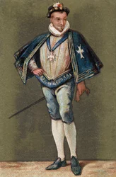 Porträt von Heinrich III., König von Frankreich (1551 - 1589).