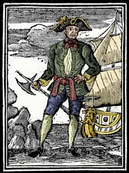 Porträt des Piraten Edward England