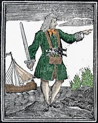 Darstellung des Piraten Charles Vane