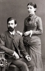 Sigmund Freud und seine Frau Martha Bernays im Juni 1885.