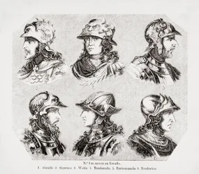 Sechs Westgotenkönige von Spanien