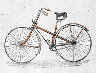 Geradliniges Fahrradmodell