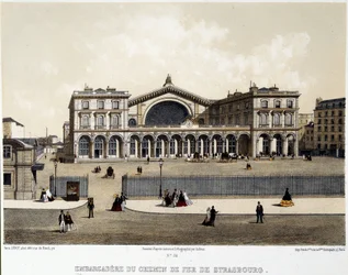 Bahnhof Straßburg (heute Gare de l