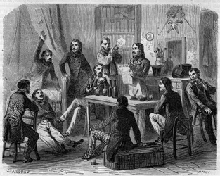 Die Gesellschaft der Menschenrechte (SDH) im Jahr 1832.