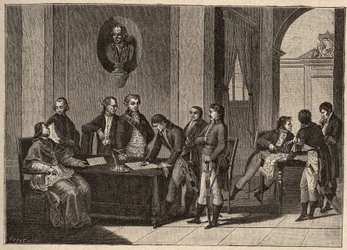 Der Vertrag von Tolentino oder der Frieden von Tolentino ist ein Friedensvertrag, der am 19. Februar 1797 in Tolentino, Italien, zwischen Frankreich und den Päpstlichen Staaten unterzeichnet wurde. (Zwischen General Bonaparte und Papst Pius VI (1717-1799).