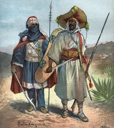 Die Tuareg im Jahr 1892.