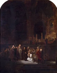 Die Ehebrecherin (nach Rembrandt)