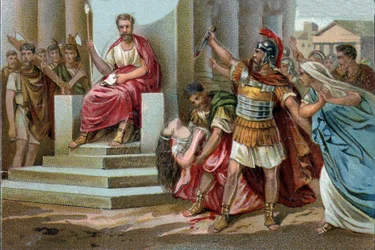 Der Tod der Virginia. Im Jahr 449 v. Chr. beansprucht Appius Claudius, Decemvir unter der Römischen Republik, Virginia, die Tochter des Zenturios Virginius, als seine Sklavin. Er missbraucht seine Macht und lässt sie festnehmen.
