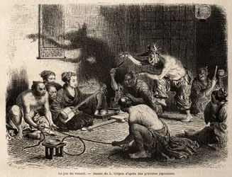 Das Spiel des Fuchses, wird begleitet von Gesang und Händeklatschen praktiziert, eine Art Sterbesspiel, bei dem jeder Spieler eine Figur mit seinen Händen nachahmen muss, der Verlierer wird dazu verurteilt, eine Tasse Alkohol zu trinken, manchmal, wenn das