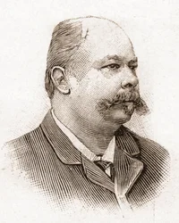 Die Mitglieder der Académie Française im Jahr 1895: Porträt von Henri Meilhac (1831-1897), französischer Dramatiker.