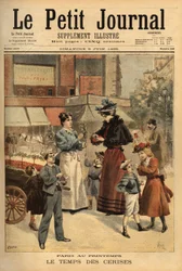 Die Zeit der Kirschen, Straßenhändler in den Straßen von Paris