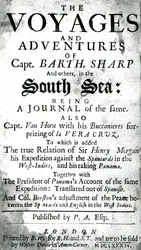 Die Reisen und Abenteuer von Kapitän Bartholomew Sharp und anderen im Südpazifik, ca. 1684