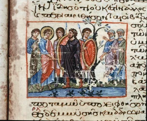 Die Plagen Ägyptens: Die Invasion der Frösche (Miniatur aus dem Codex de l