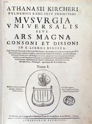 Titelseite von Musurgia (1650)