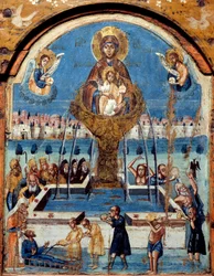 Triptychon der Jungfrau, Quelle des Lebens