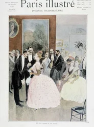 Ein Ball - in "Paris illustré"