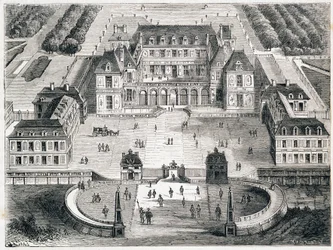 Versailles unter Ludwig XIII - Gravur