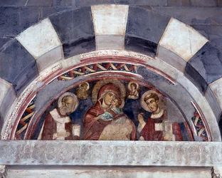 Jungfrau zwischen St. Nikolaus und St. Laurentius