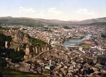 Ansicht von Tiflis, Hauptstadt der Republik Georgien