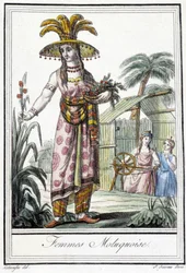 Frau von den Molukken (Indonesien)