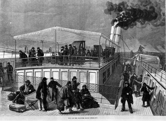 Boot gegen Seekrankheit entworfen von Henry Bessemer (1813-1898)