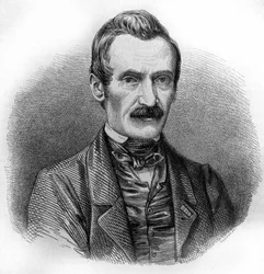 Porträt von Alexandre Calame. Schweizer Maler und Graveur (Vevey)
