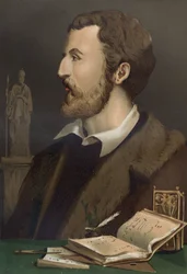 Porträt von Jerome Cardan in Italien Gerolamo Cardano (Cardanus Hieronymus) Mediziner, Mathematiker, Philosoph und italienischer Astrologe (Pavia