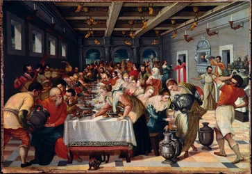 Die Hochzeit zu Kana Die Charaktere sind vetus in der venezianischen