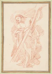 Zeichnung, Christus stehend, ca. 1759–70