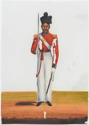 Subadar des 2. Martin-Bataillons, Madras-Armee