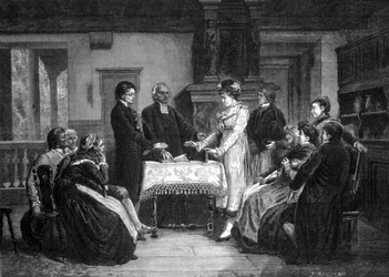 Eine protestantische Hochzeit im Elsass