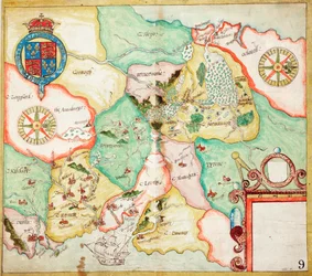 Zentralirland, Dublin bis Sligo, ca. 1600