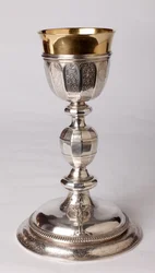 Kelch. Silber- und Goldschmiedekunst. Atelier von Tournai. 18. Jahrhundert