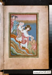 Christus heilt einen Aussätzigen, um 1035
