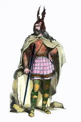 Kostüm eines gallischen Häuptlings unter römischer Herrschaft