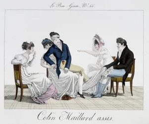 Spiel: Le Colin Maillard assis - in "Le Bon genre", Nr. 65