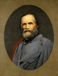 Giuseppe Garibaldi, anonymes Gemälde. Mailand, Museum des Risorgimento