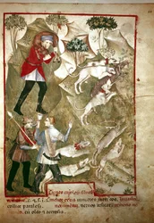 Jagd (Miniatur, 14. Jahrhundert)