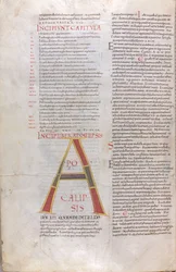 Incipit des Buches der Offenbarung