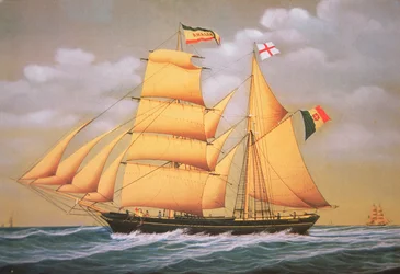 Italienische Schoner-Brigg 