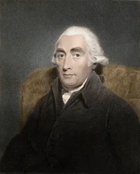 Joseph Black (1728-1799), schottischer Physiker und Chemiker - Porträt des schottischen Chemikers Joseph Black (1728-1799)