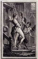 Der Teufel von Papefiguiere - in „Tales et nouvelles en vers“ von Jean La Fontaine. 1762.
