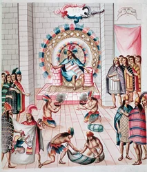 Opfergaben an den König (Aquarell, ca. 1770-1780)